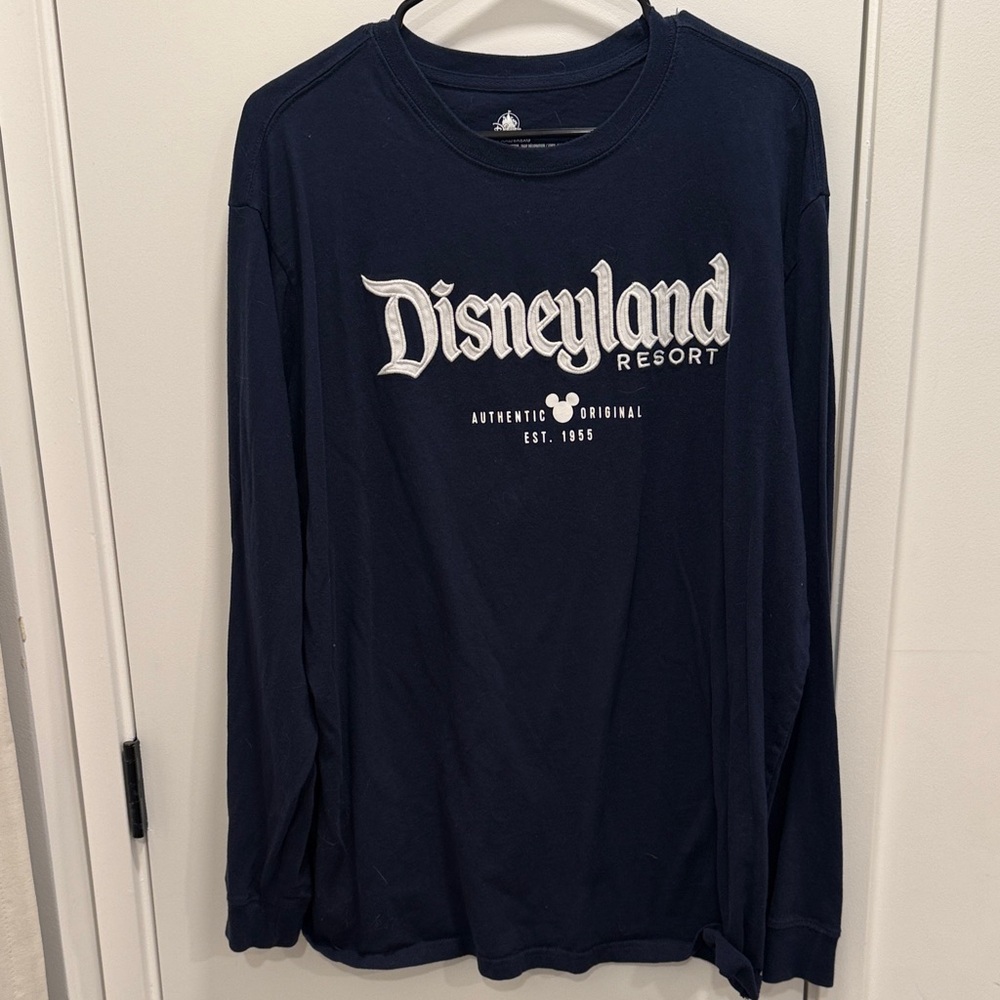 Disneyland Resort Navy Long Sleeve Shirt